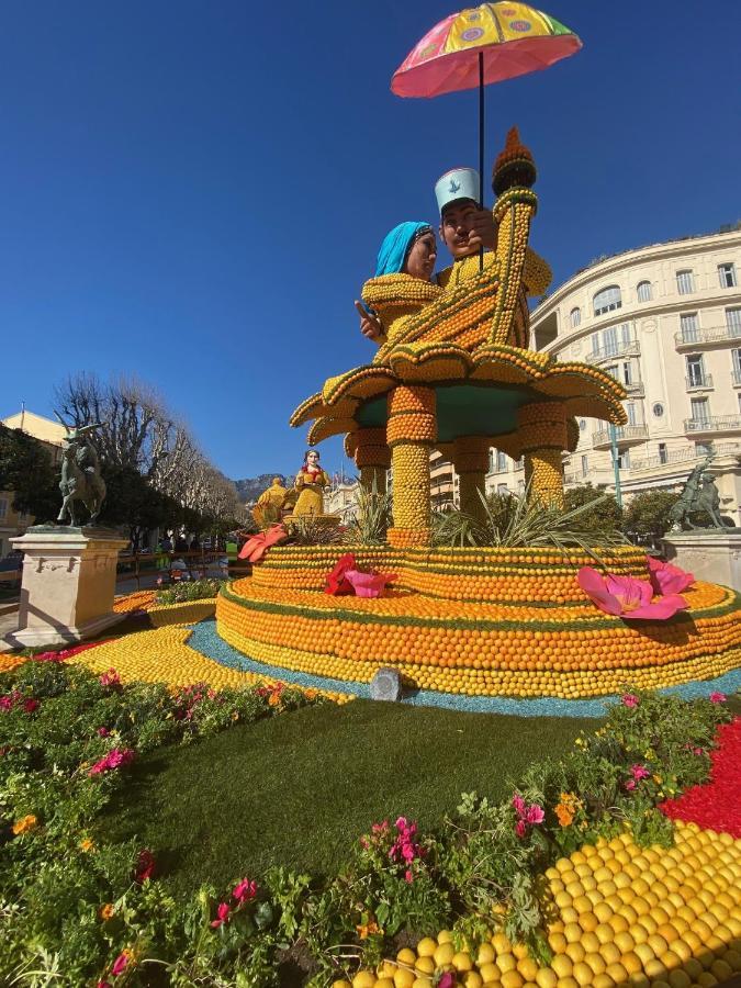 3 Pieces Des Jardins Apartment Menton Exterior photo